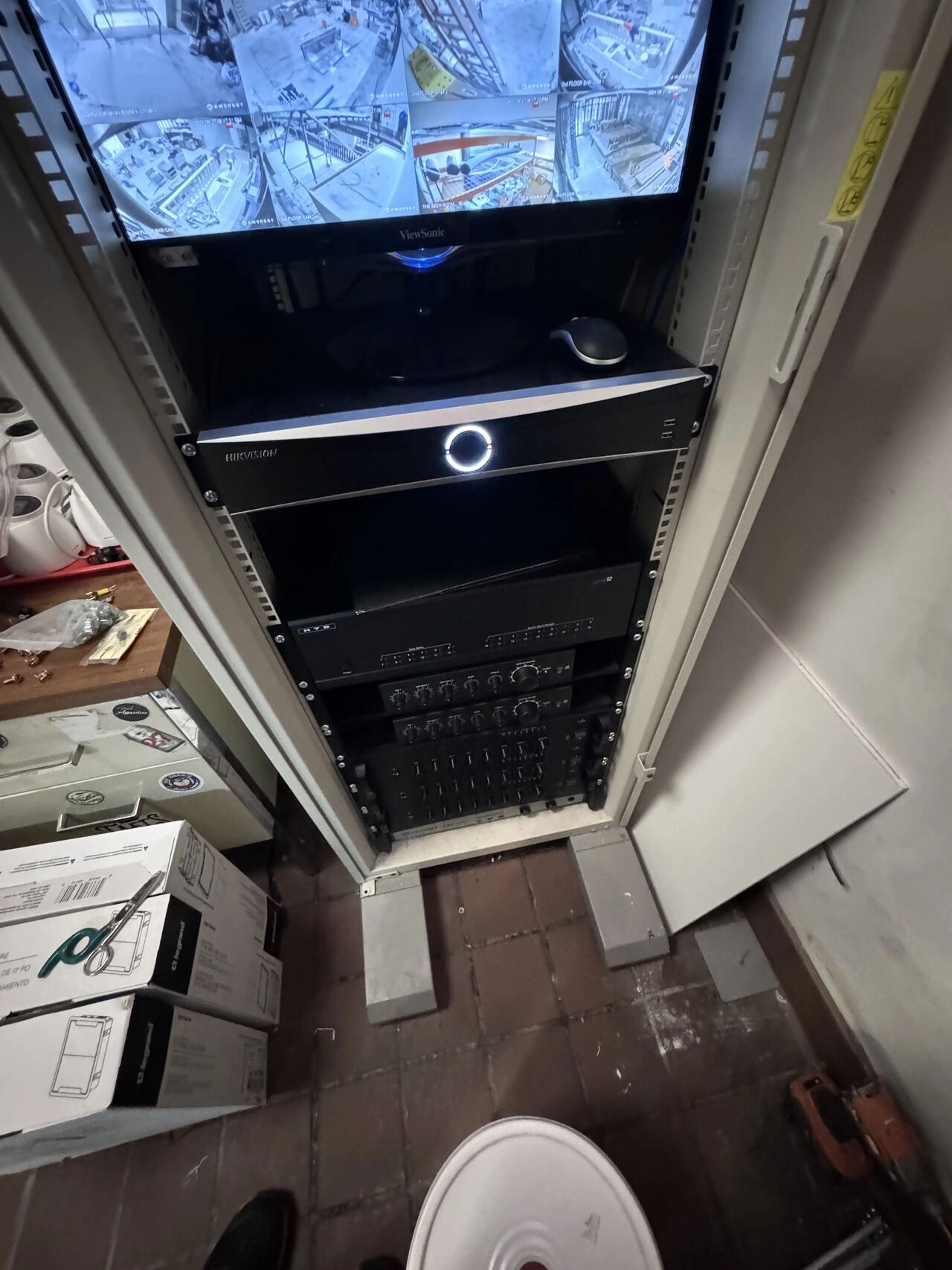 T&M DataCom — security camera installation