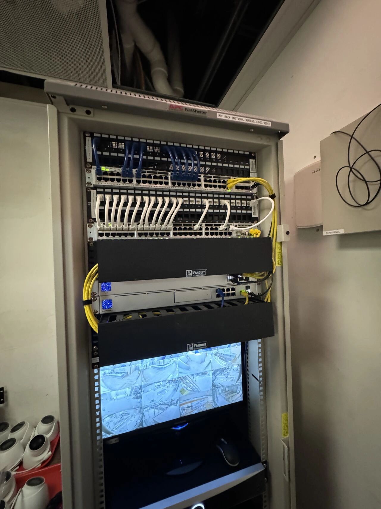 T&M DataCom — wall-mounted network cabinet