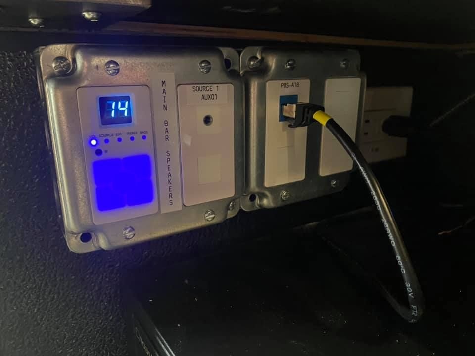 T&M DataCom — audio control panel installation